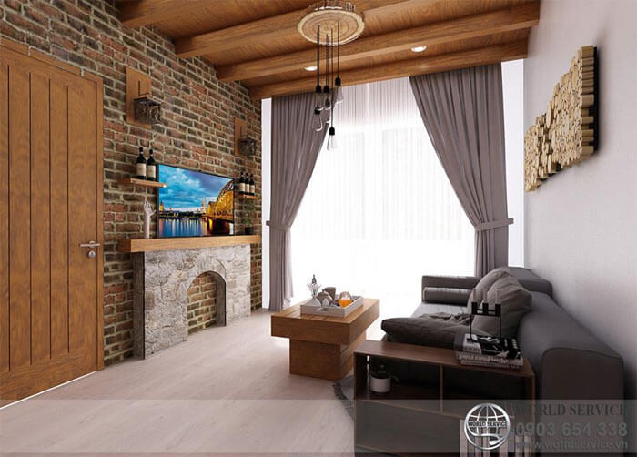Những cách trang hoàng nội thất phòng khách sang trọng đẳng cấp với nội thất gỗ