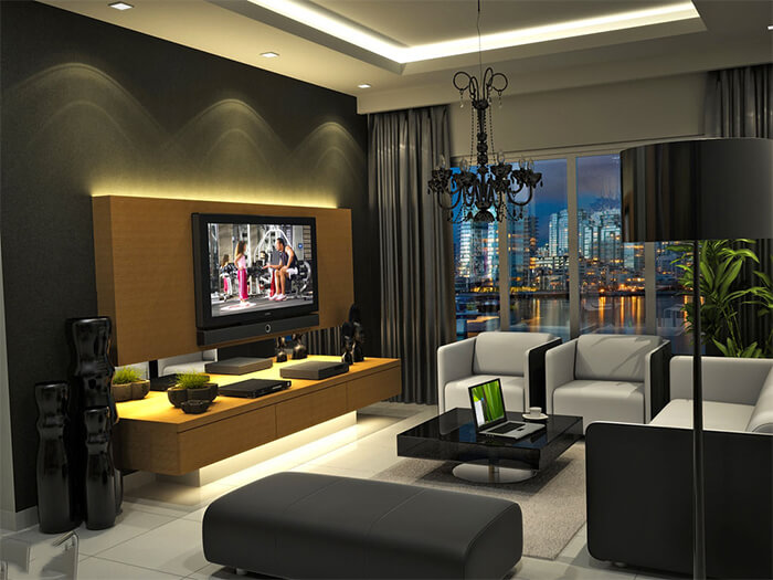 Phong cách thiết kế ấn tượng sẽ khiến không gian phòng khách trở nên cuốn hút hơn.