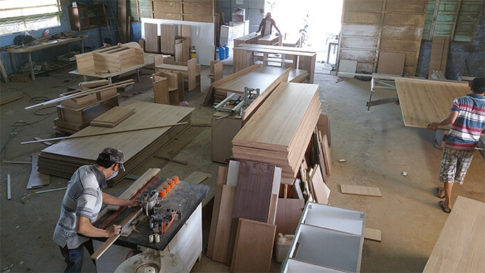 Xưởng đóng đồ gỗ giá rẻ tại quận Bình Thạnh chuyên gia công đồ nội thất uy tín.